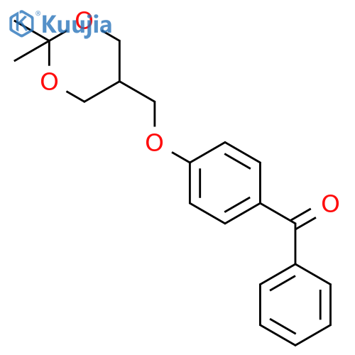 Methanone, [4-[(2,2-dimethyl-1,3-dioxan-5-yl)methoxy]phenyl]phenyl- structure