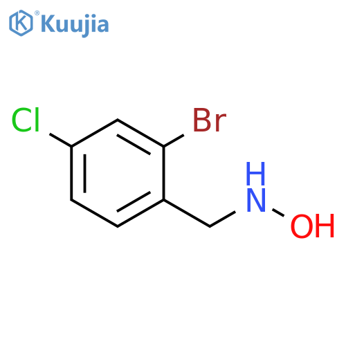 N-(2-bromo-4-chlorophenyl)methylhydroxylamine structure