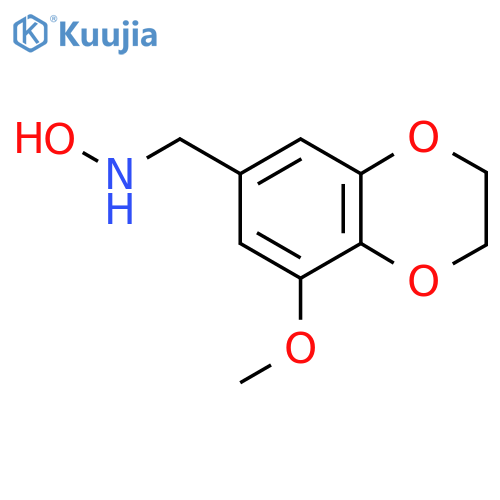N-(8-methoxy-2,3-dihydro-1,4-benzodioxin-6-yl)methylhydroxylamine structure