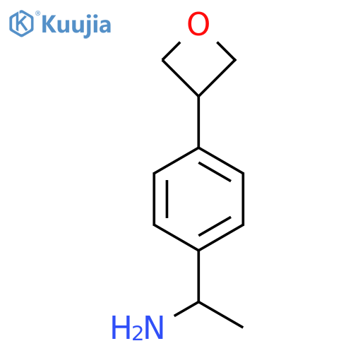 1-(4-(Oxetan-3-YL)phenyl)ethanamine structure