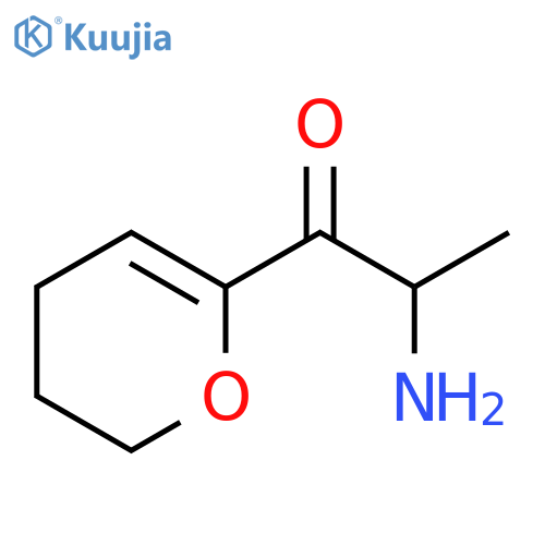 1-Propanone, 2-amino-1-(3,4-dihydro-2H-pyran-6-yl)- structure