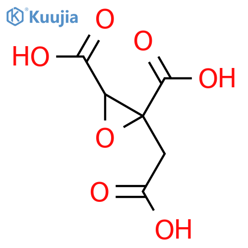 2-(carboxymethyl)oxirane-2,3-dicarboxylic Acid structure
