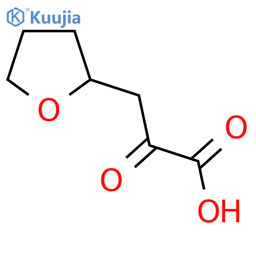 2-oxo-3-(oxolan-2-yl)propanoic acid structure