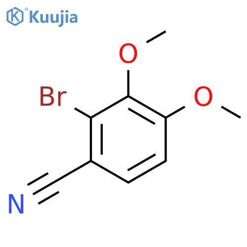 2-Bromo-3,4-dimethoxybenzonitrile structure