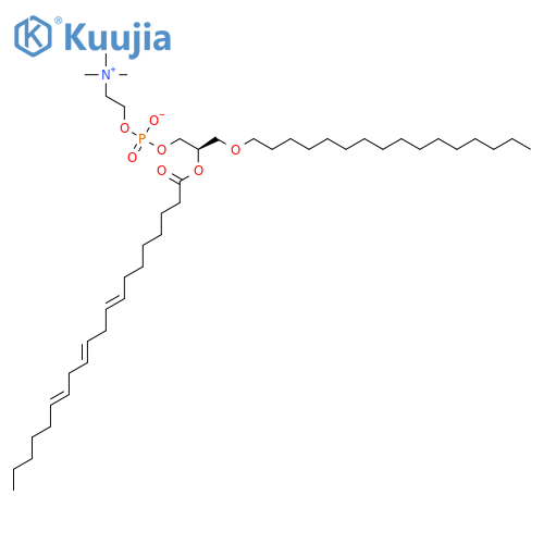 3,5,8-Trioxa-4-phosphaoctacosa-16,19,22-trien-1-aminium,7-[(hexadecyloxy)methyl]-4-hydroxy-N,N,N-trimethyl-9-oxo-, inner salt, 4-oxide,(7R,16Z,19Z,22Z)- (9CI) structure
