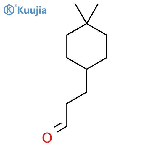 3-(4,4-dimethylcyclohexyl)propanal structure