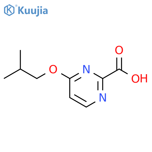 4-(2-Methylpropoxy)pyrimidine-2-carboxylic Acid structure