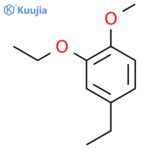 2-ethoxy-4-ethyl-1-methoxybenzene structure