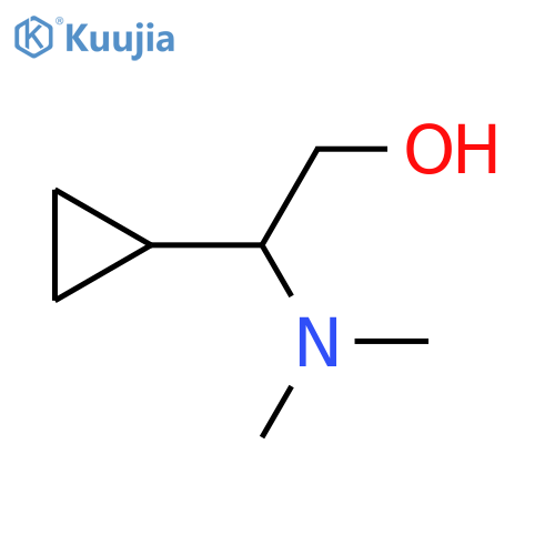 2-Cyclopropyl-2-(dimethylamino)ethan-1-ol structure