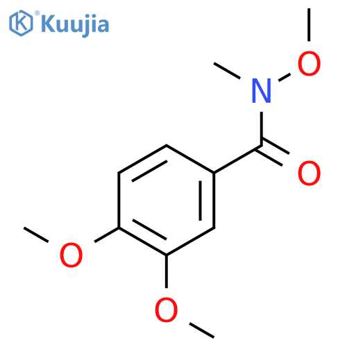 N,3,4-trimethoxy-N-methylbenzamide structure