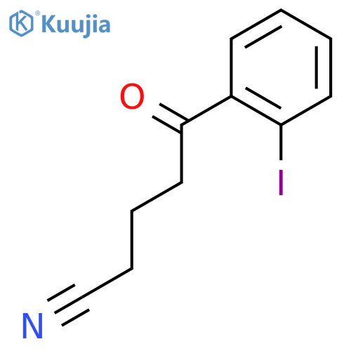 5-(2-Iodophenyl)-5-oxovaleronitrile structure