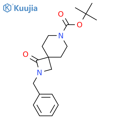 2-Benzyl-1-oxo-2,7-diaza-spiro3.5nonane-7-carboxylic Acid tert-Butyl Ester structure