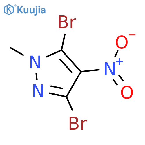 3,5-Dibromo-1-methyl-4-nitro-1H-pyrazole structure