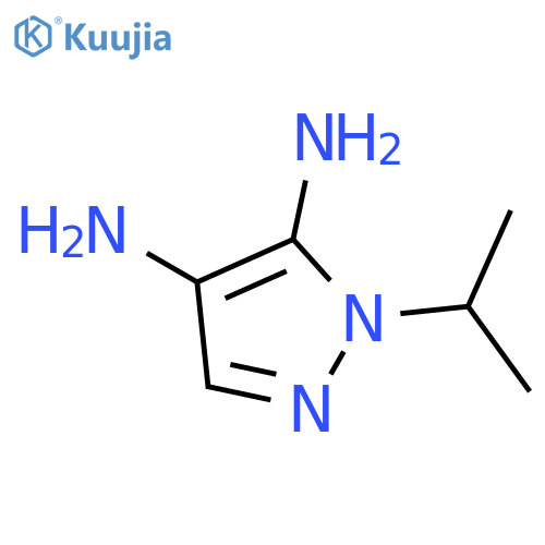 1H-Pyrazole-4,5-diamine, 1-(1-methylethyl)- structure
