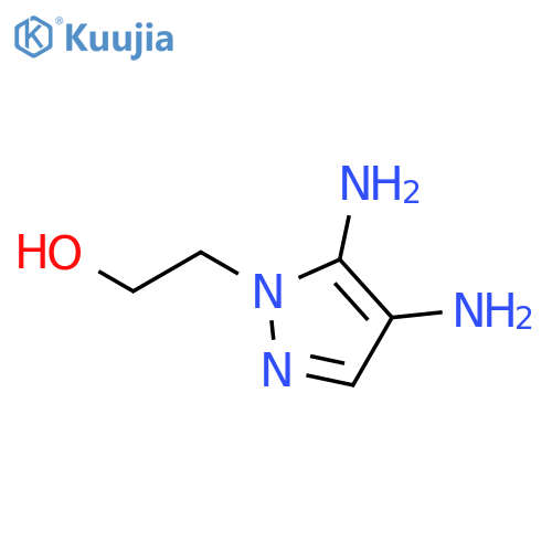 4,5-Diamino-1-(2-hydroxyethyl)pyrazole structure
