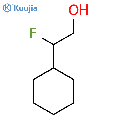 2-Cyclohexyl-2-fluoroethan-1-ol structure