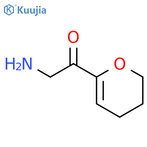 Ethanone, 2-amino-1-(3,4-dihydro-2H-pyran-6-yl)- structure