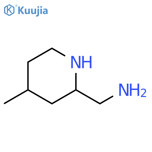 (4-methylpiperidin-2-yl)methanamine structure