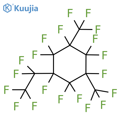 Perfluoro(1,3-dimethyl-5-ethylcyclohexane) structure
