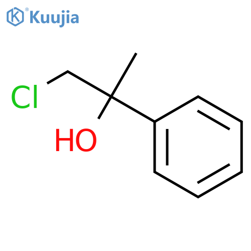 Benzenemethanol, a-(chloromethyl)-a-methyl- structure
