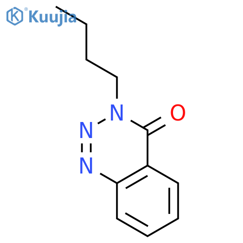 1,2,3-Benzotriazin-4(3H)-one, 3-butyl- structure