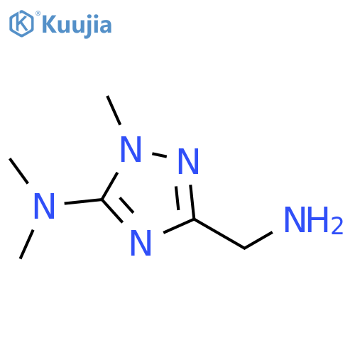 N,N-dimethyl-5-(methylamino)methyl-1H-1,2,4-triazol-3-amine structure