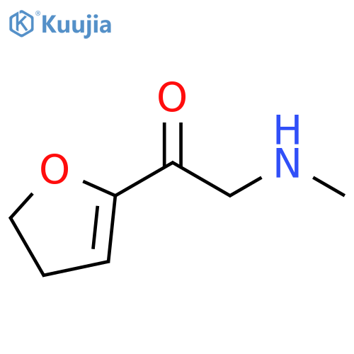 Ethanone, 1-(4,5-dihydro-2-furanyl)-2-(methylamino)- structure