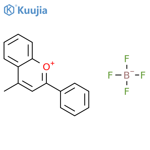 4-METHYL-2-PHENYL-1-BENZOPYRYLIUM TETRA& structure