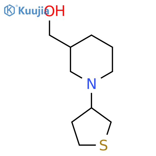 (1-(Tetrahydrothiophen-3-yl)piperidin-3-yl)methanol structure