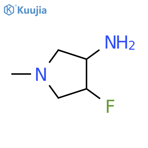 3-Pyrrolidinamine, 4-fluoro-1-methyl- structure
