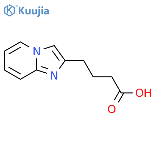 4-{imidazo1,2-apyridin-2-yl}butanoic acid structure