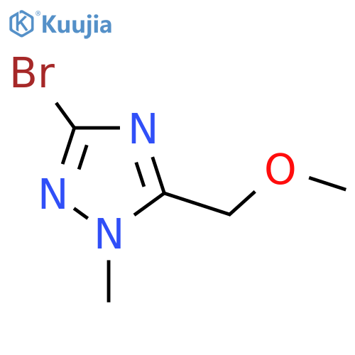 3-Bromo-5-(methoxymethyl)-1-methyl-1H-1,2,4-triazole structure