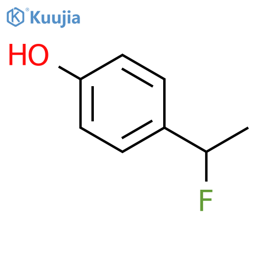 4-(1-fluoroethyl)phenol structure