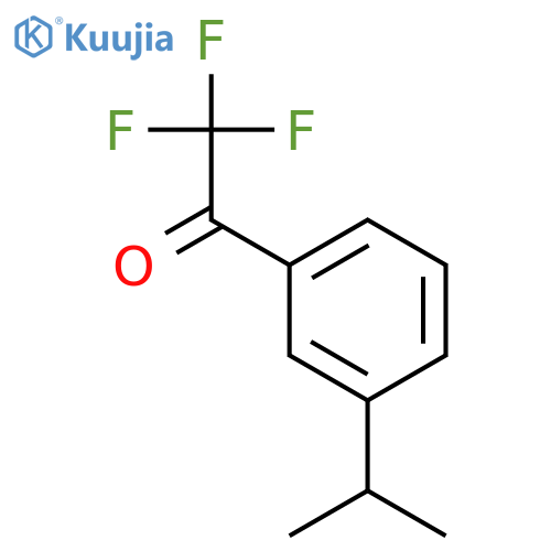 2,2,2-trifluoro-1-(3-isopropylphenyl)ethanone structure