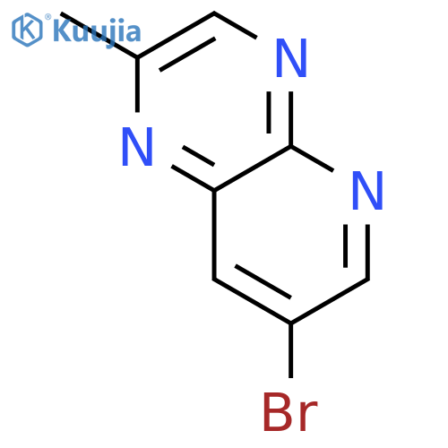 7-Bromo-2-methylpyrido2,3-Bpyrazine structure