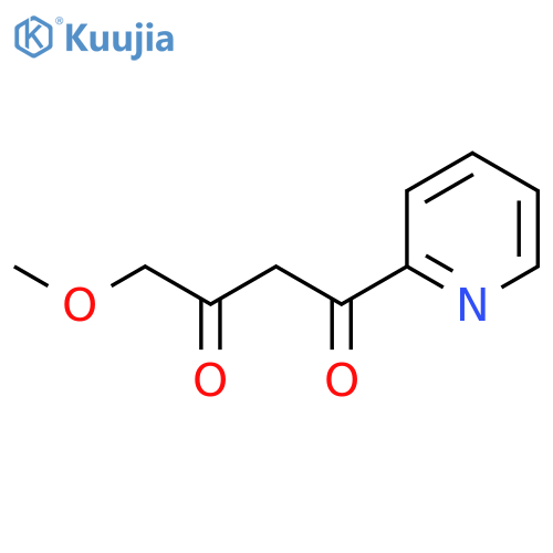 4-methoxy-1-(pyridin-2-yl)butane-1,3-dione structure