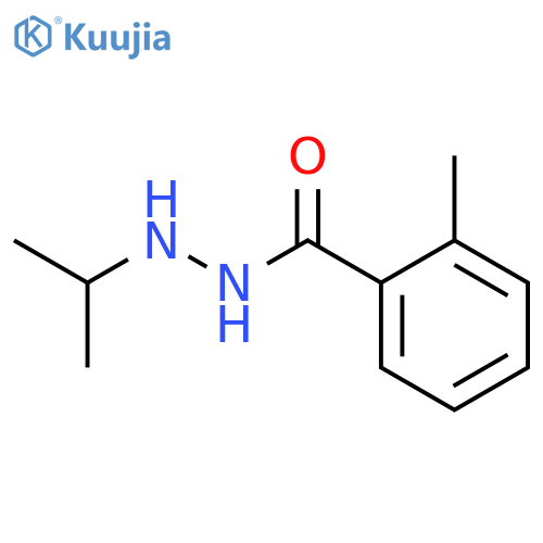 Benzoic acid,2-methyl-, 2-(1-methylethyl)hydrazide structure