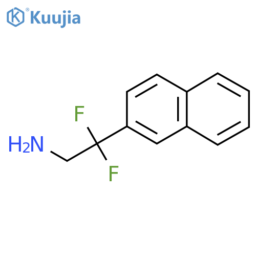 2,2-difluoro-2-(naphthalen-2-yl)ethan-1-amine structure