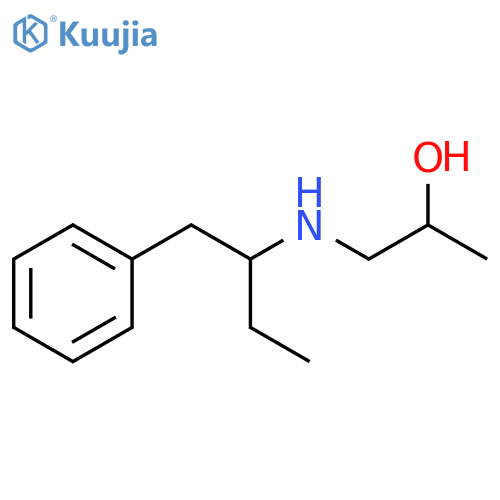 1-(1-phenylbutan-2-yl)aminopropan-2-ol structure