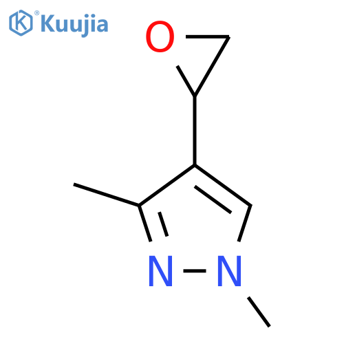 1,3-dimethyl-4-(oxiran-2-yl)-1H-pyrazole structure