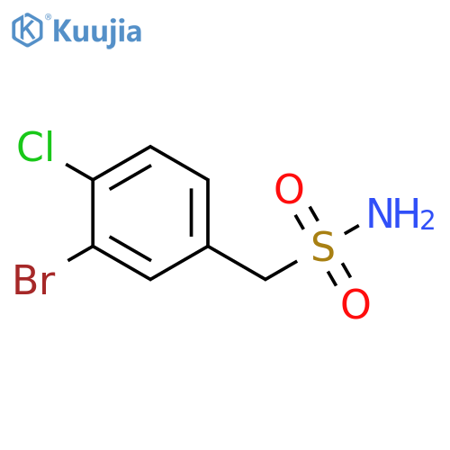 (3-bromo-4-chlorophenyl)methanesulfonamide structure