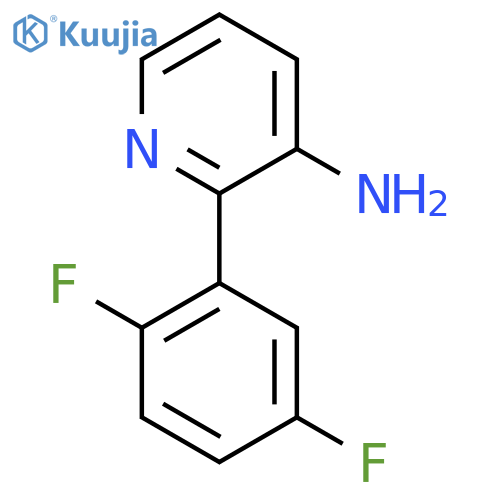 2-(2,5-Difluorophenyl)pyridin-3-amine structure