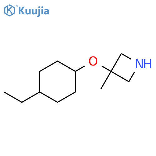 3-(4-ethylcyclohexyl)oxy-3-methylazetidine structure