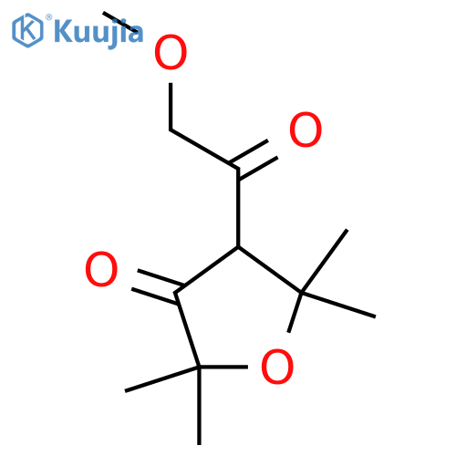 4-(2-Methoxyacetyl)-2,2,5,5-tetramethyloxolan-3-one structure