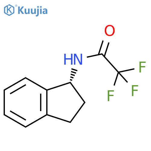 (-)-N-Trifluoroacetyl-1-aminoindan structure