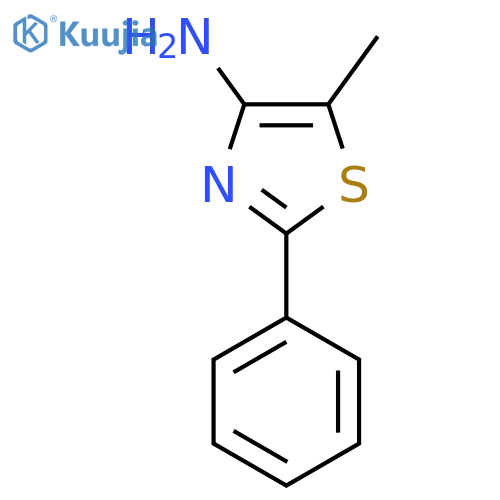 5-Methyl-2-phenyl-1,3-thiazol-4-amine structure