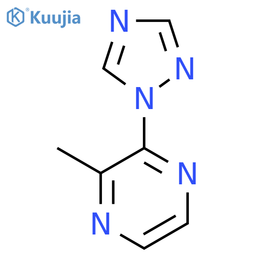 2-Methyl-3-(1,2,4-triazol-1-yl)pyrazine structure