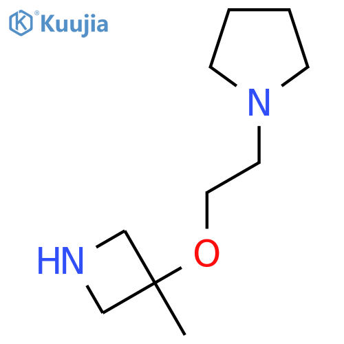 1-{2-(3-methylazetidin-3-yl)oxyethyl}pyrrolidine structure