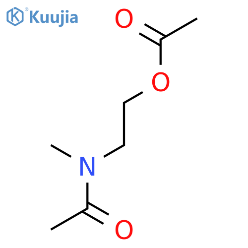 Acetamide, N-[2-(acetyloxy)ethyl]-N-methyl- structure