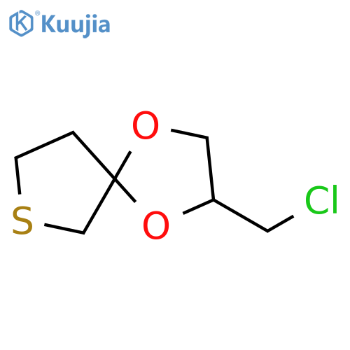 2-(chloromethyl)-1,4-dioxa-7-thiaspiro4.4nonane structure